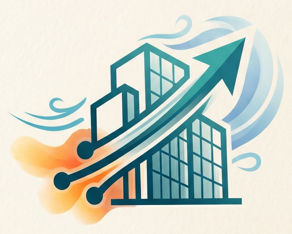 Research logo — building airflow